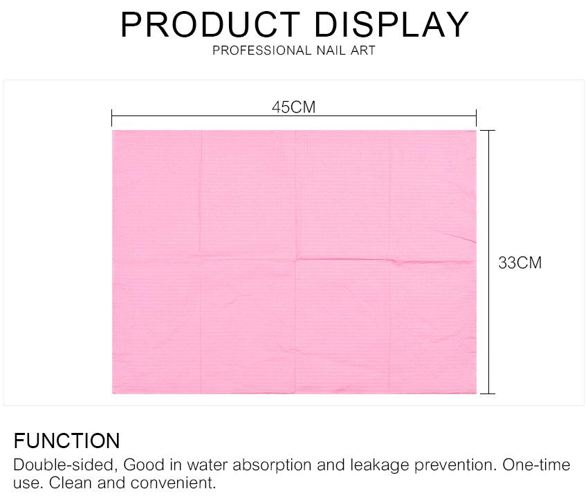 25/125 шт. Настольный коврик для дизайна ногтей, одноразовые чистые подушечки, белый, розовый, синий, фиолетовый цвет, подушка для маникюрного стола