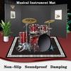 Sparkling Music Note Crystal Carpet, Diamond-like Glitter Floor Mat, Non-Slip Rug for Living Room,Bedroom,Music Lover Home Decor