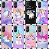 Pink Unicorn Rainbow Phone Case for Xiaomi Poco F7 Ultra X7 X6 X5 Pro X4 Gt M8 M7 Redmi 15 15C 13 13C 12 12C Soft Cover Fundas P