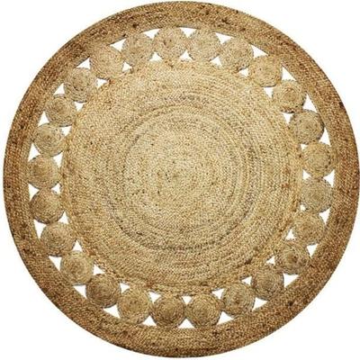 DECO Jute ROSACE ковер диаметром 120 см - Натуральный