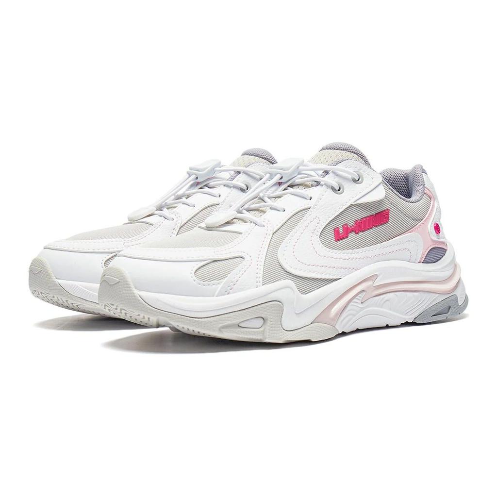 Кроссовки Li Ning Cloud River V2 Cushioning Rebound Low-Top Casual Shoes Kids sneakers Gray White YKCT144-4
