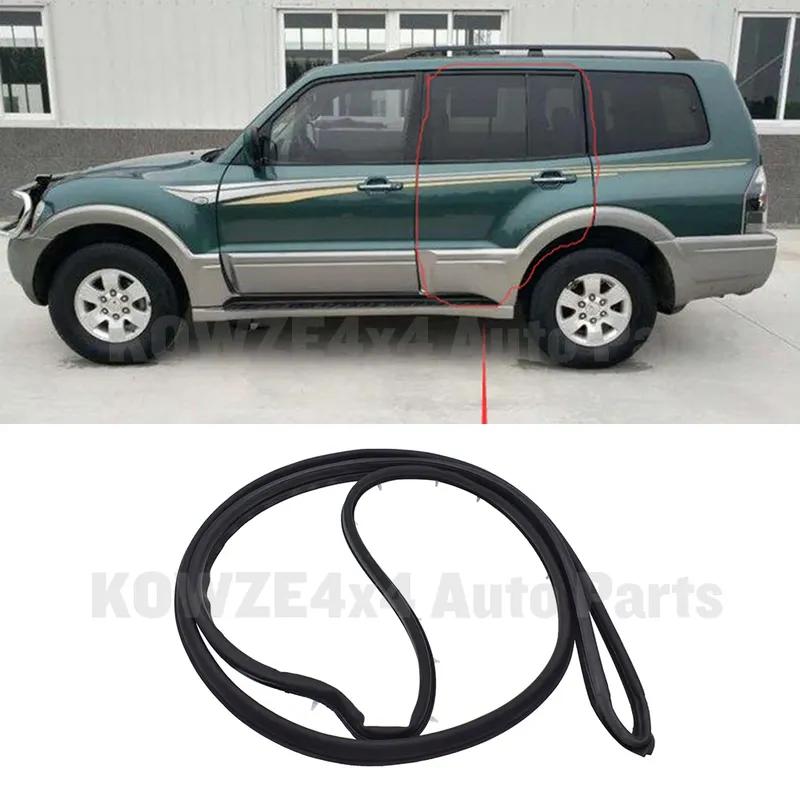 Резиновая уплотнительная полоса для двери Mitsubishi Montero Pajero 3 4 MK3 MK4 V73 V75 V77 V78 V93 V97 V98 Проем двери автомобиля Внешний уплотнитель