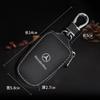 EJK4  2025 Hot For Benz Leather Car Remote Key Case Cover Shell Keychain Protect for Benz AMG W206 W205 W211 W212 W201 W210 W168 W220