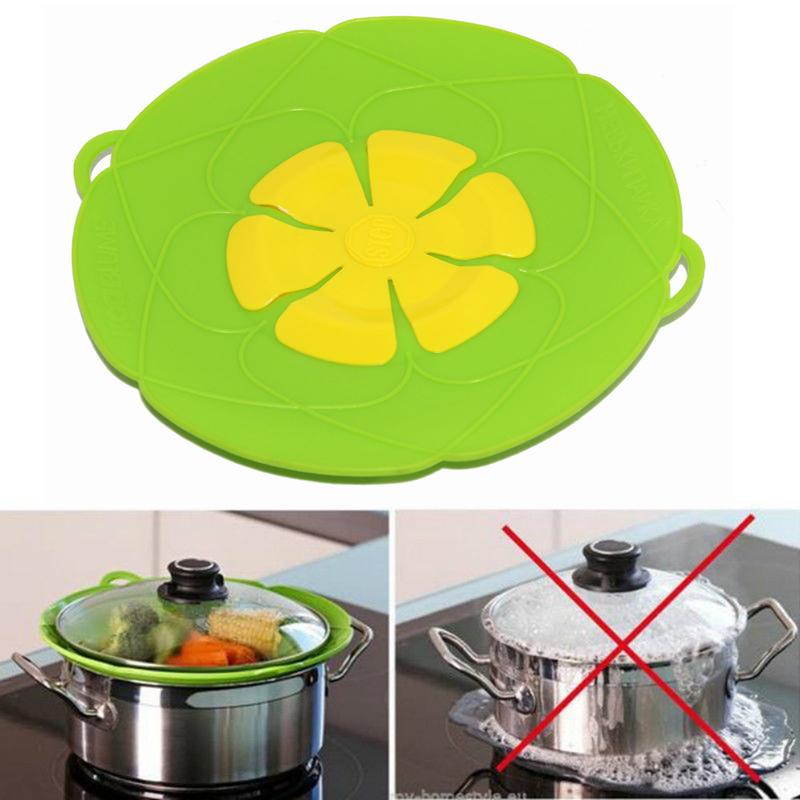 Silicone Spill Proof Lid Pot Lid High-temperature Resistant Dustproof Multi Functional Kitchen Accessories Cooking Tools