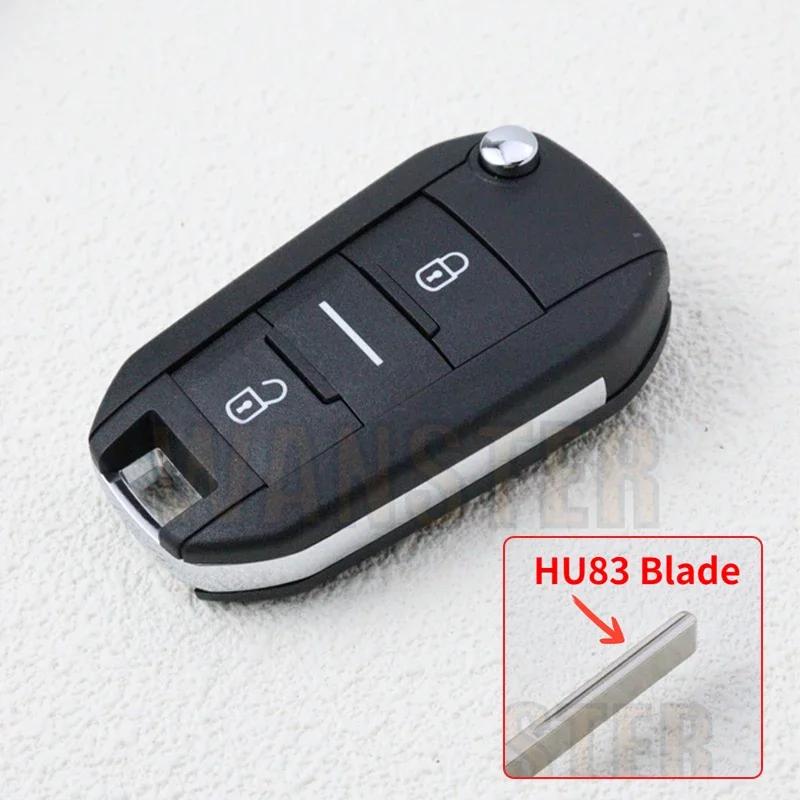 2 3 Кнопки Корпус Чехол Брелок для Автомобильного Ключа Для Peugeot 208 2008 301 308 508 5008 Rcz Expert Для Citroen C-Elysee C4-Cactus C3