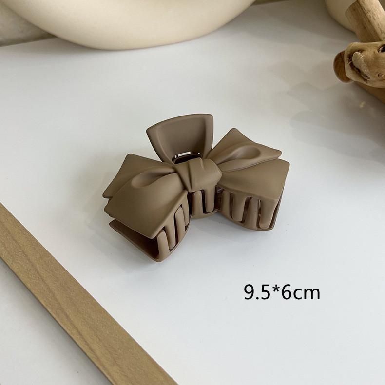 1pcs Korean Coffee Large Hair Claws Acrylic Hairpins Barrette Crab Hair Clips Headwear for Women Girls Braiders Hair Accessories