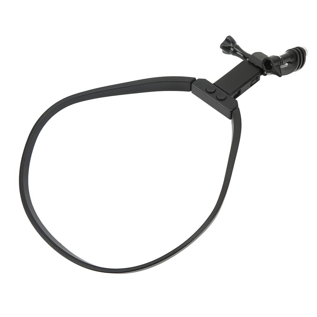 Neck Mount Bracket Retractable Selfie Necklace Holder for Action Camera Cell Phone Video Shoot
