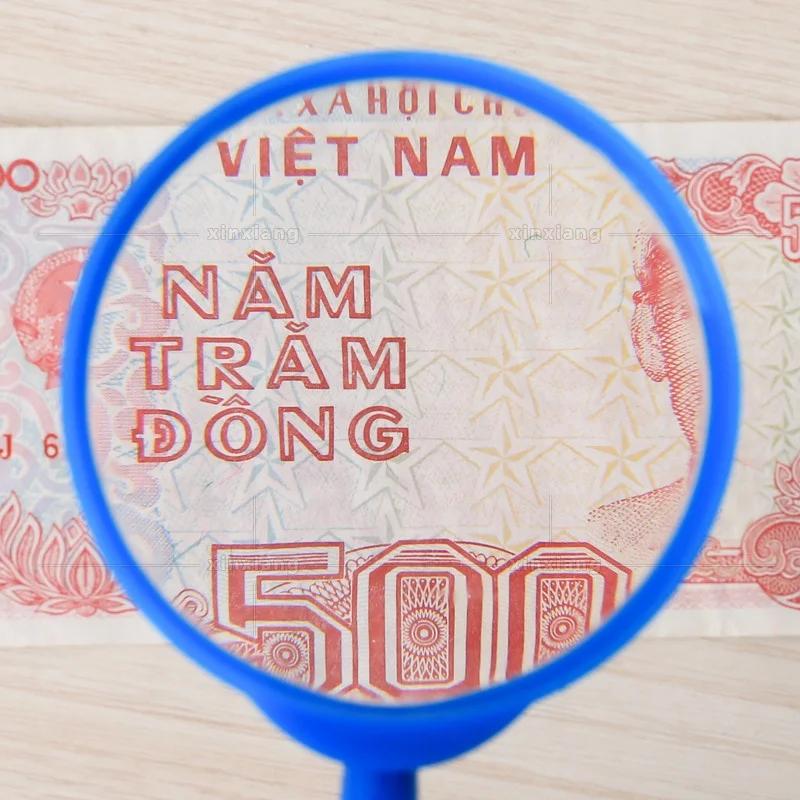 5pcs 60mm 3X Handheld Magnifier Portable Magnifying LoupeReading Glass Lens Kids Inspection for Reading Colorful