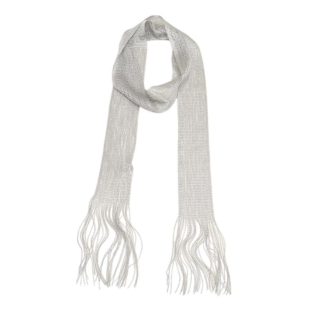 Popular Long Scarf Casual Neckwear Multiuse Neck Scarf Hairwrap for Formal Dinner Party Clubwear Neckwear Eye Catching