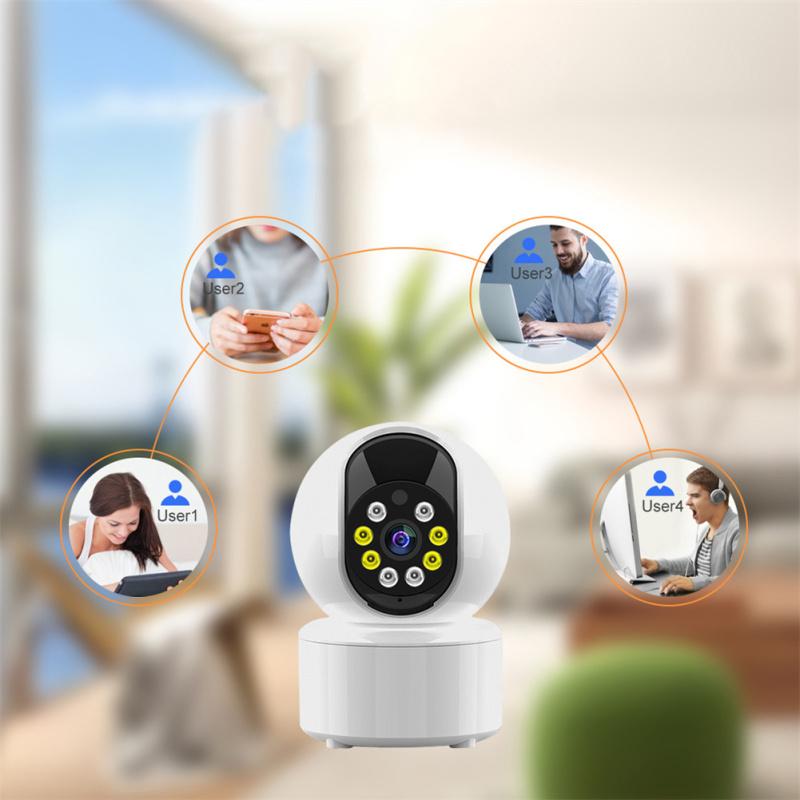 1080p Hd Wi-Fi камера наблюдения ночного видения автоматическое отслеживание тела цифровой зум видео безопасность