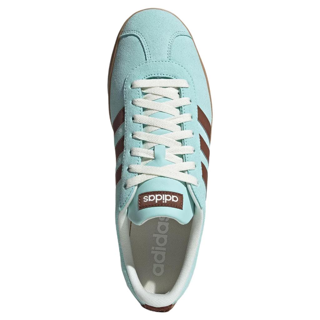 Adidas Vl Court Classic Противоскользящие Износостойкие Низкие Кеды для Скейтборда Унисекс Синие Кроссовки KK3772