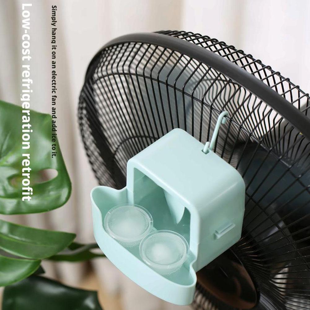 New Portable Fan Refrigeration Accessories Set Quick Cooling Floor Fan Non Perforated Fan Box Suspended Ice Cooler Summer