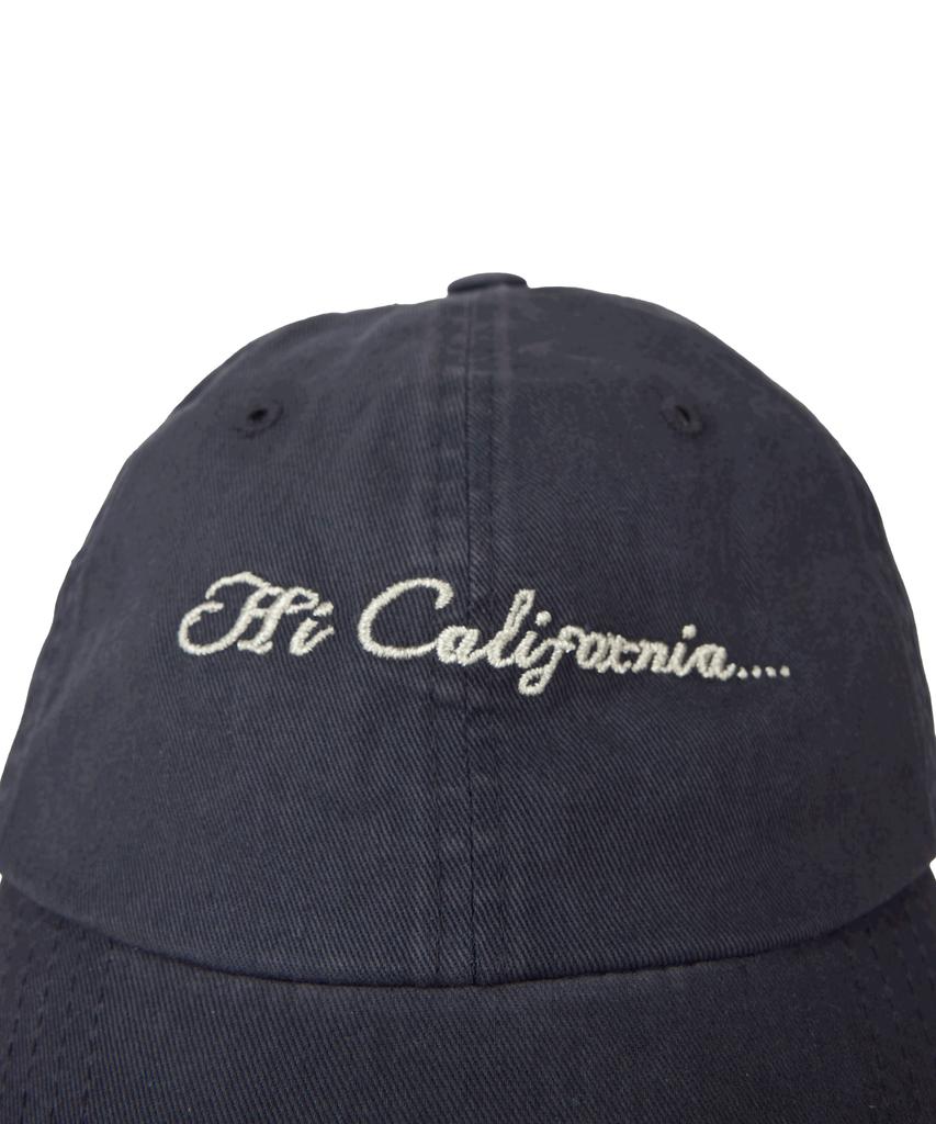 1011 GALLERY Кепка-бейсболка Hi California Washed - Темно-синяя