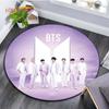Kpop Bangtan Boys BTS круглый ковер для гостиной, коврик для коврика, коврик для спальни, ковер для детей, ковры для гостиной