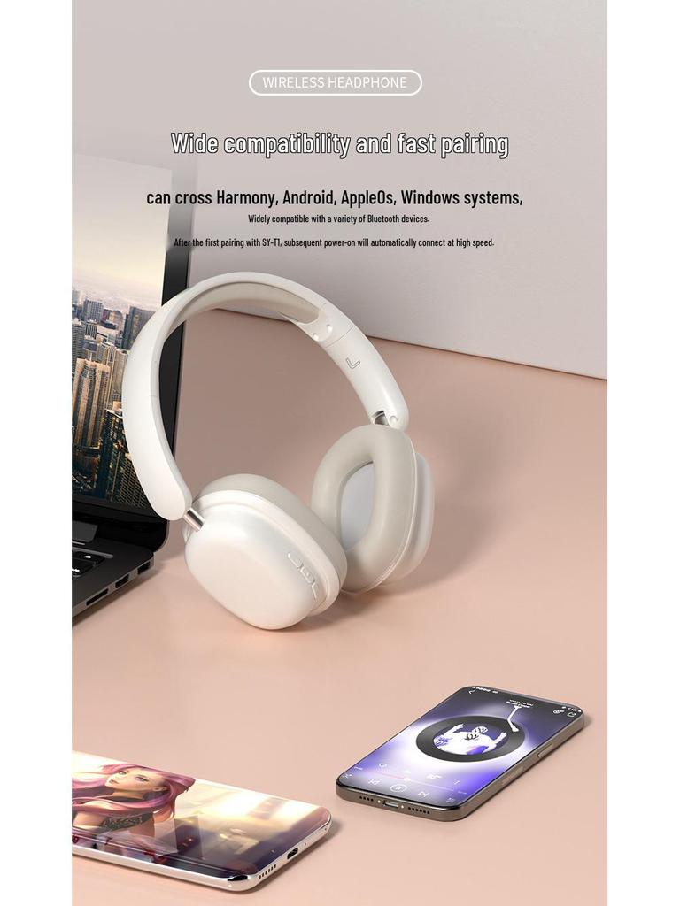 Новые популярные игровые полноразмерные Bluetooth-наушники с микрофоном и большой батареей