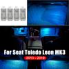 Для Seat Toledo Leon MK3 2013 2014 2015 2016 2017 2018 2019 Автомобильный фонарь для ног, атмосферное освещение, аксессуары для украшения интерьера