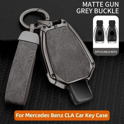 Чехол из цинкового сплава для брелока автомобиля Mercedes CLA200 CLA260 CLA250 CLA220 W169 C117, Защитный чехол для брелока автомобиля, Автомобильные аксессуары