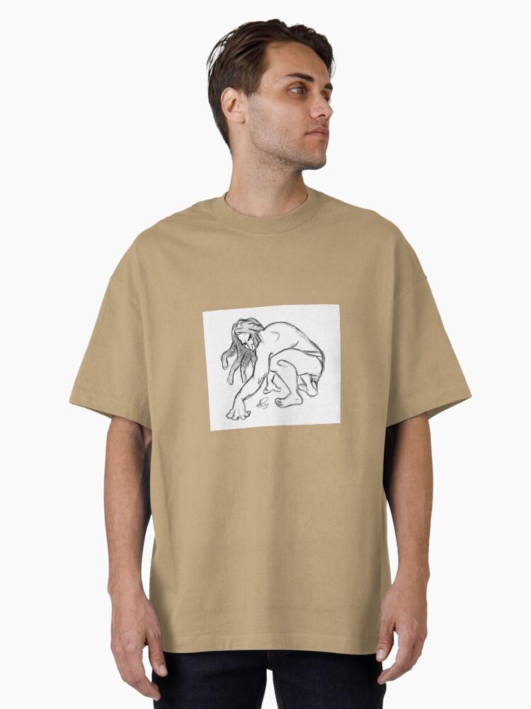 Tarzan Tarzan Sketch Oversized T-Shirt