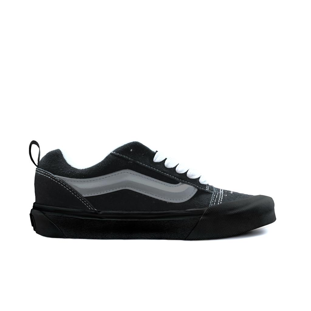 Vans Knu Skool Износостойкие Износостойкие Низкие Кеды для Скейтборда Унисекс Серые VN0009QC6BT1(Команда613-)