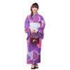 Yukata Set Retro Pattern 2 Women's 2-Piece (Yukata + Half-Width Obi) (Floral (KSK-1003))