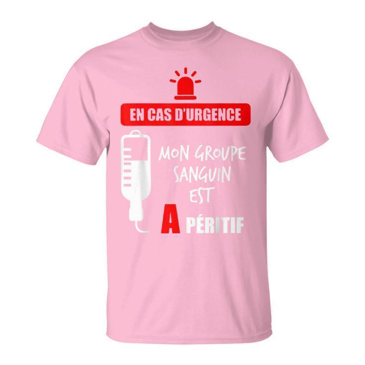 Funny Unisex T Shirt Cotton Tee Unisex Spring Summer Meme Loose Top En Cas Durgence Mon Groupe Sanguin Est A Pritif Humor Novelty