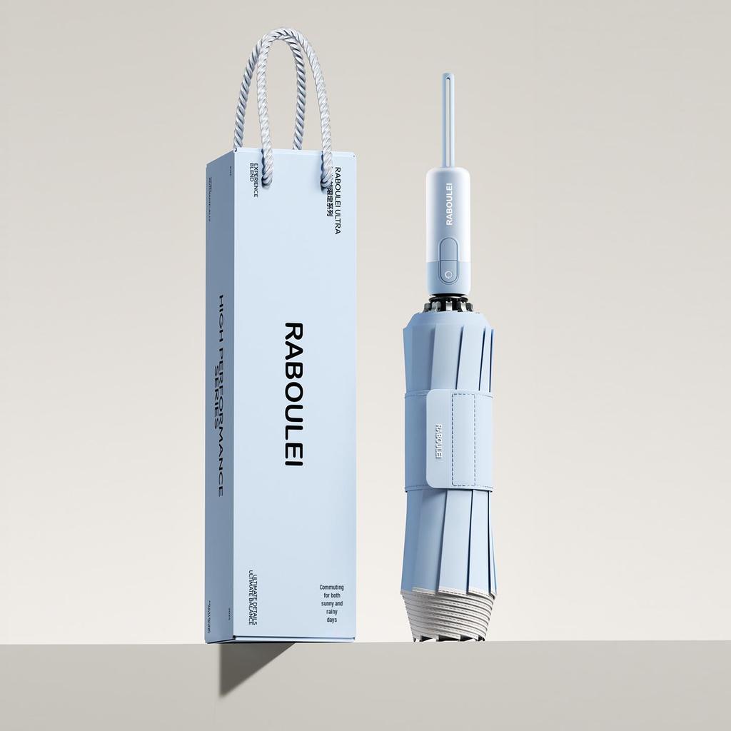 Ультра Обратный Автоматический Ветрозащитный Зонт - Очень Большой, Утолщенный, Усиленный для Сильного Дождя