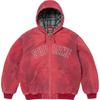 Supreme Reflective Arc Hooded Work Jacket Red