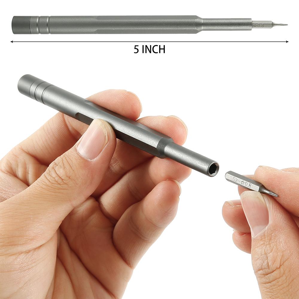 Набор из 25 прецизионных отверток, небольшой набор отверток с футляром, набор магнитных мини-отверток для часов, планшета, ПК, игровой консоли