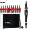 Dr. Pen A7 Professional Microneedle Pen With 12Pcs Cartridges Derma Rolling Micro Needle Therapy System Skin Care Beauty Tool
