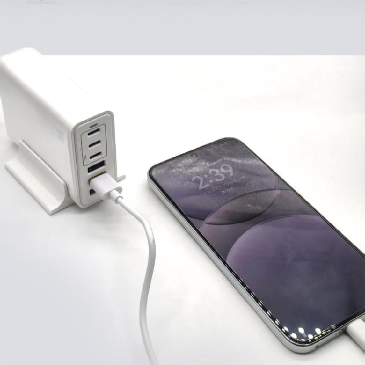 Зарядная головка 135 Вт с портом USB Type C Адаптер для зарядки Пластиковая текстура Идеально для путешествий Зарядка различных устройств