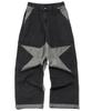 Джинсовые брюки Compagno Star Wide Обратный черный