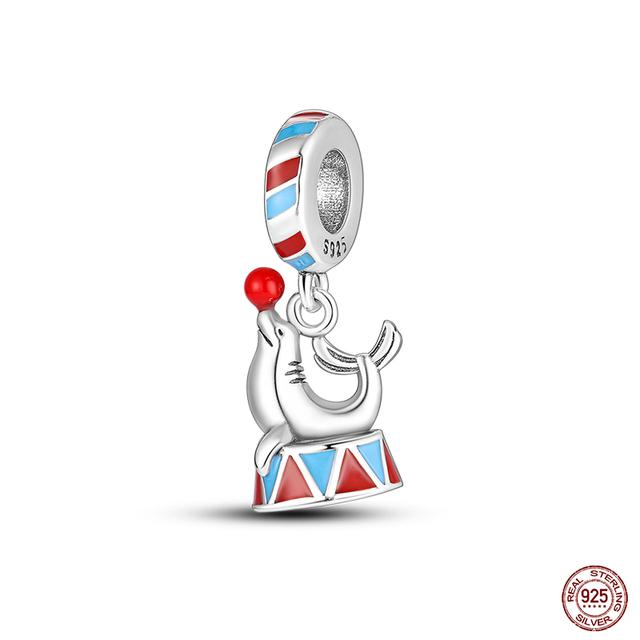 Новые стерлингового серебра 925 пробы красного цвета, подвески в форме сердца, бусины, ювелирные изделия на удачу, подарки