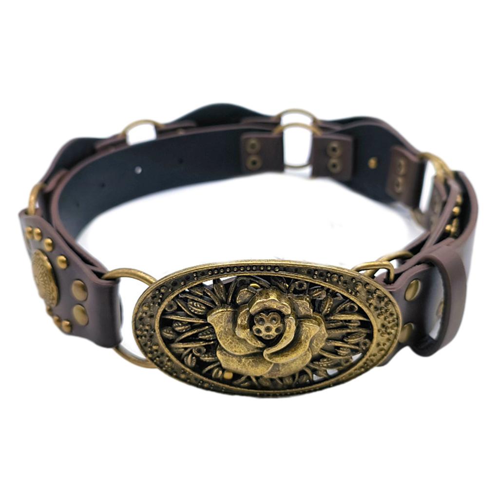 Поясной ремень с гравированной пряжкой для ковбоя, ковбойши с цветком, винтажный ремень, горячая девушка, поясная цепочка, усыпанный шипами, сексуальный ремень большого размера