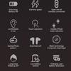 A98 High-definition Stereo Bluetooth Earphones TWS physical noise rectiondu Wireless headphones LED power display  touch control IP5X Waterproof