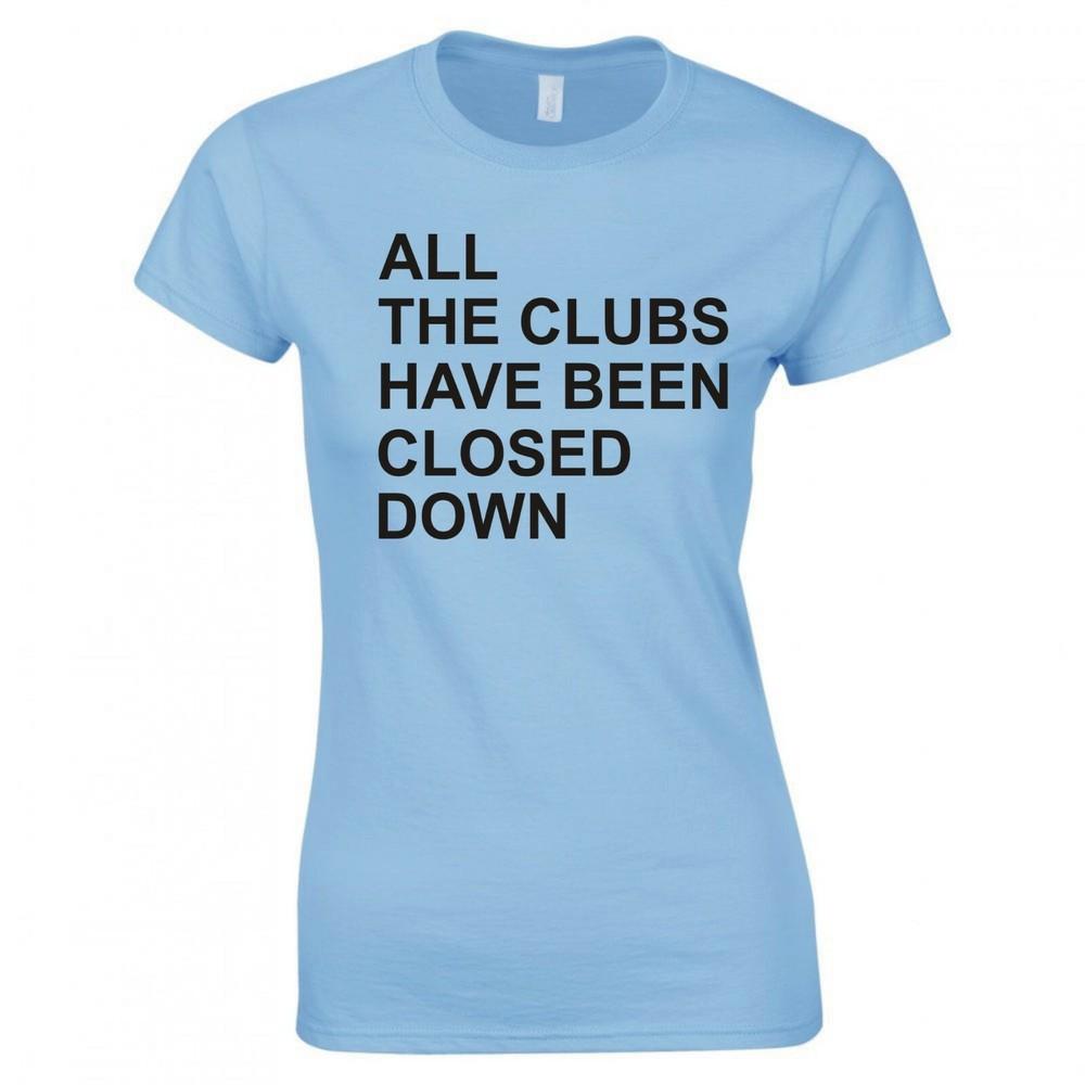 Inspired By The Specials All The Clubs Have Been Closed Down Skinny Fit TShirt