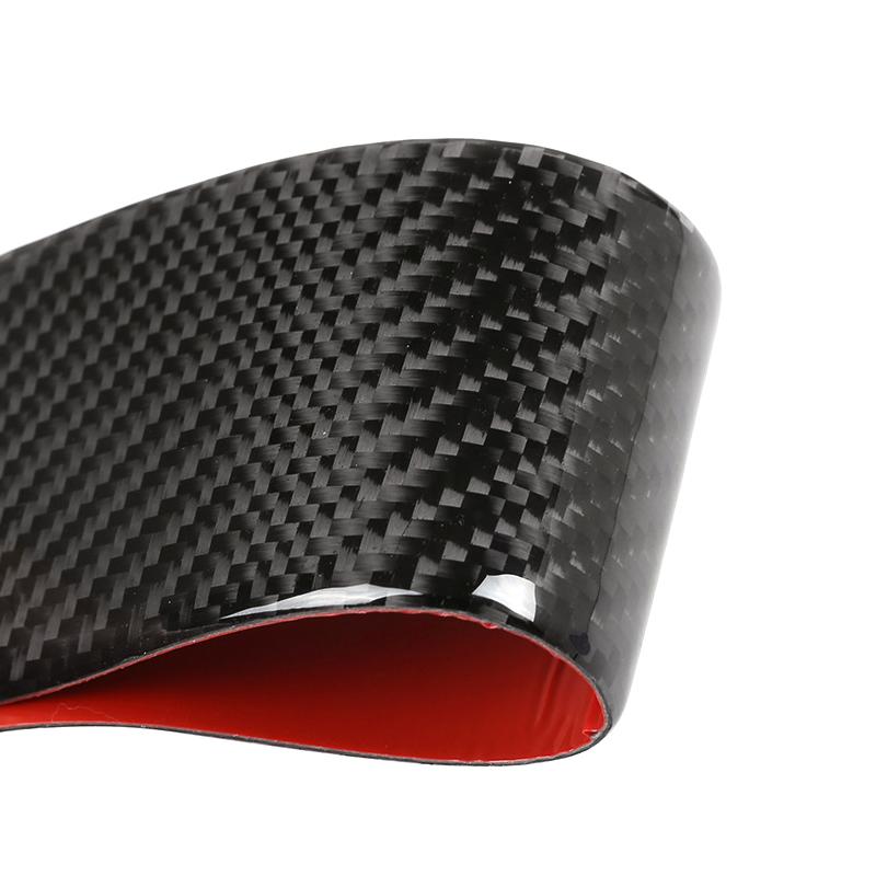Углеродное волокно, автомобильный центр управления, боковые полосы на приборной панели, наклейка, накладка для BMW 5 серии E60 E61 2004 2005 2006 2007-