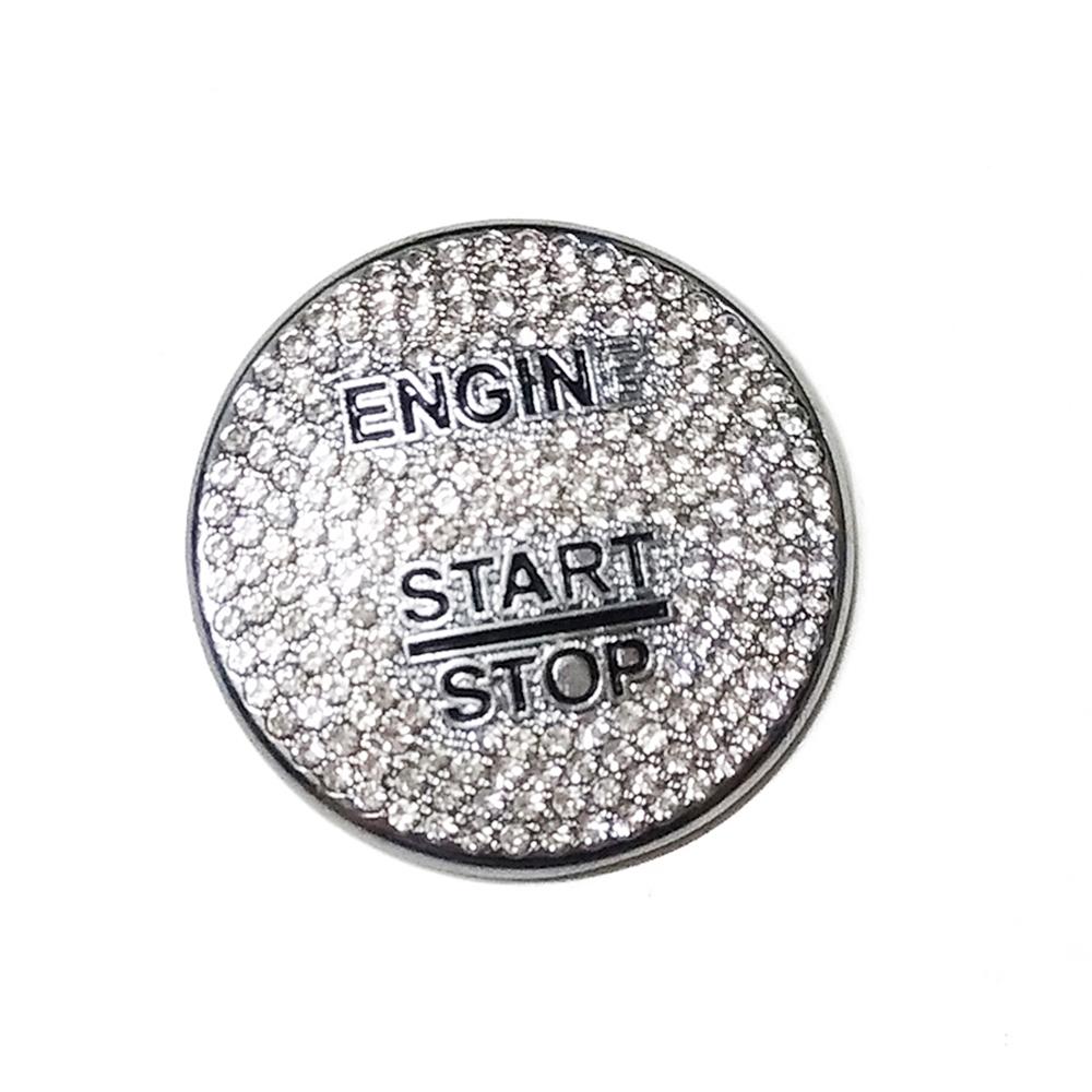 Для Mercedes Benz E Class W213 2016-2019 Двигатель Старт Стоп Кнопка зажигания Переключатель Ремонт Модификация Искусственный Кристалл Алмаз Наклейка