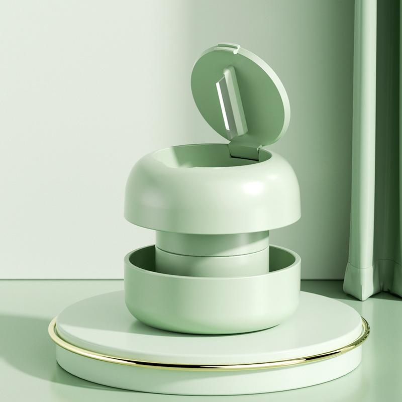 Portable Pill Cutter & Grinder: Compact Medication Box for Splitting, Grinding, and Dispensing Small Pills On-the-Go