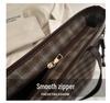 Korean Style Plaid Tote Bag - Classic Versatile Large Capacity Shoulder Bag