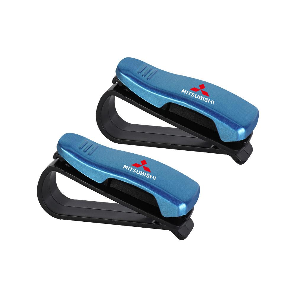 Car Eyeglass Holder Glasses Storage Clip For Mitsubishi Outlander L200 Lancer EX Asx Pajero Colt Galant RALLIART Triton