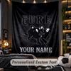 TapestryThe Cure Custom Name Text Personalized Wall Hanging Tapestry Home Wall Decor