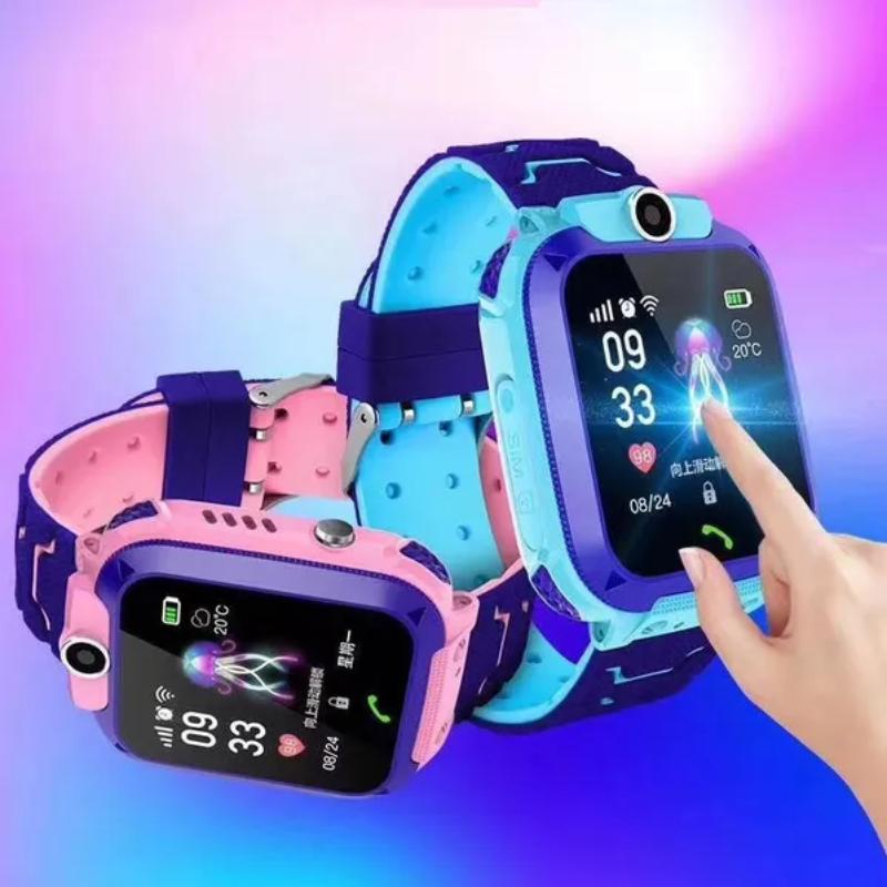 Smart Phone Watch for Children Student Student Smart Watch Dial Call Voice Chat for Kids Gift Bracelet Watch Gift Boys Girls