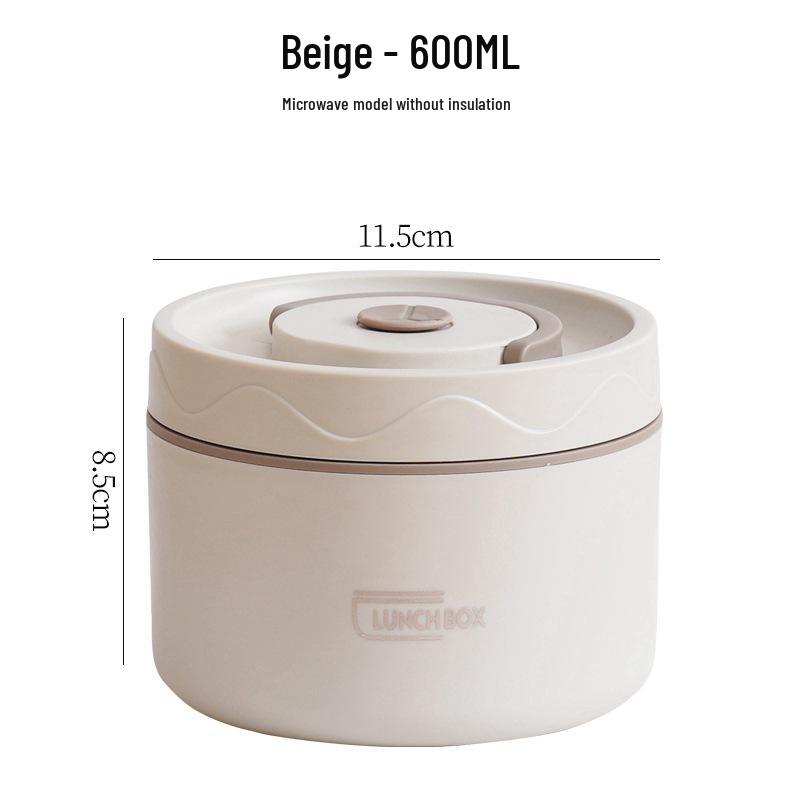 316L Stainless Steel Insulated Bento Lunch Box - Microwaveable & Portable for Office Workers & Students