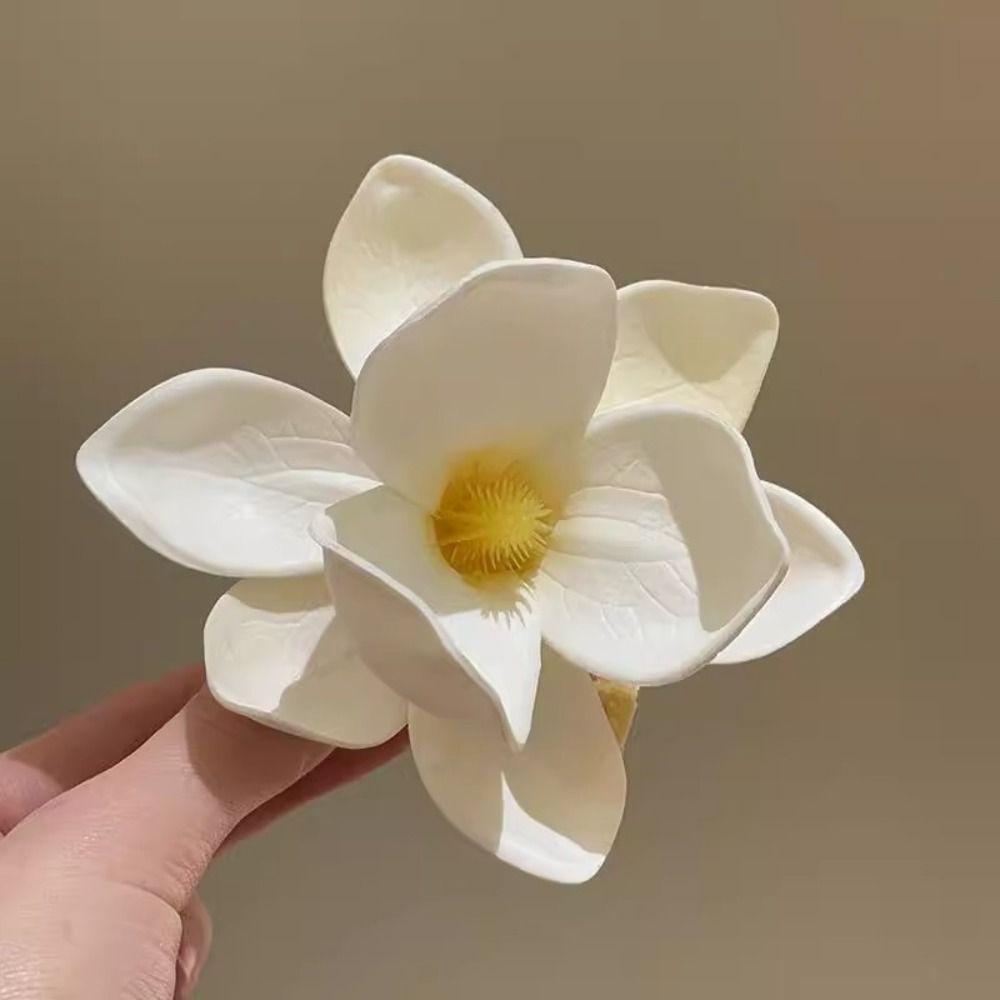 Cloth Simulation Flower Duckbill Clip Korean Style Bohemia Hairpins Orchid Flower Hairpin  Seaside