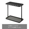 Yamazaki Frame Umbrella Stand, Holds 32 Umbrellas, Black, Approx. W43.5 x D22.5 x H42.5cm, Slim, Large Capacity, Suitable for Entryways, Product Code: