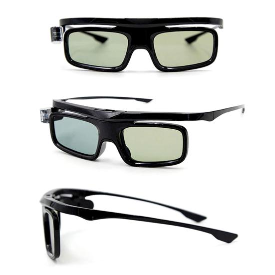 3D-очки GL1800 Легкие Изображение высокой четкости ПК Черные Активные затворные 3D-очки для 3D-проекторов/телевизоров DLP LINK