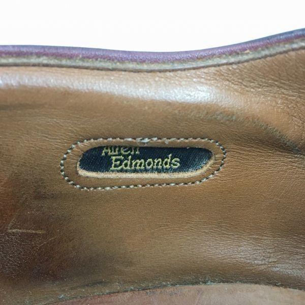 Allen Edmonds Byron Vintage Cap Toe Burgundy size 10.5C 27.5-28.0 Men's(USED)