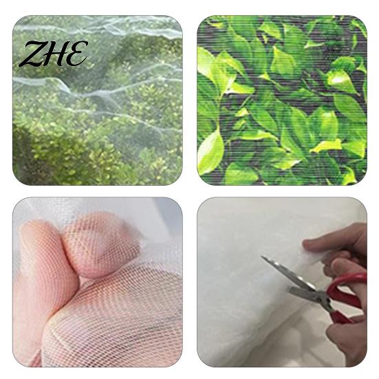 Bird Proofing Net for Blueberry Bushes Garden Tomato Plant Cover Netting Square Cage, with Heavy Duty Mesh Screen Zipper, Insect Barrier, Covers