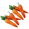 Искусственная морковь 6 шт. Мини-морковь Имитация овощей для кукольного домика и украшения для вечеринки Поделки Рыночная выкладка