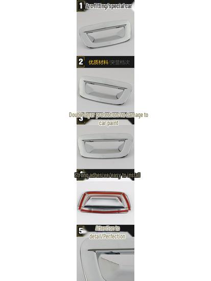 12-16 Encore Rear Door Bowl Bright Ring Decorative Sticker for Tailgate